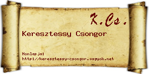 Keresztessy Csongor névjegykártya